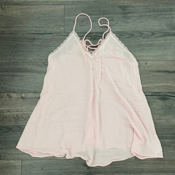 Abercrombie sheer pink nightie slip - Picture 1 of 3